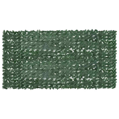 Paravento da Balcone con Foglie Verde Scuro 300x150 cm | homemem39