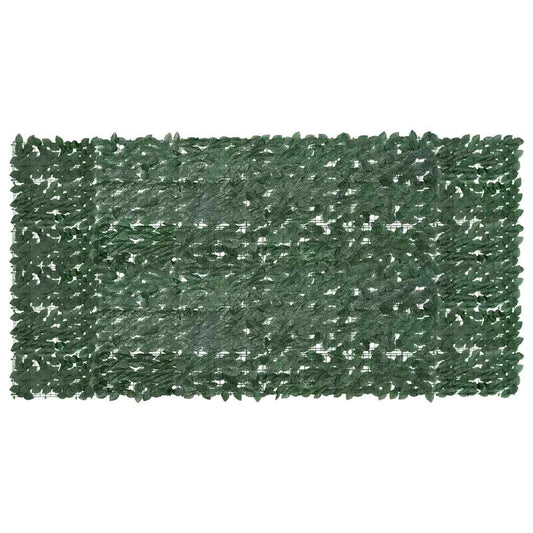 Paravento da Balcone con Foglie Verde Scuro 300x150 cm | homemem39