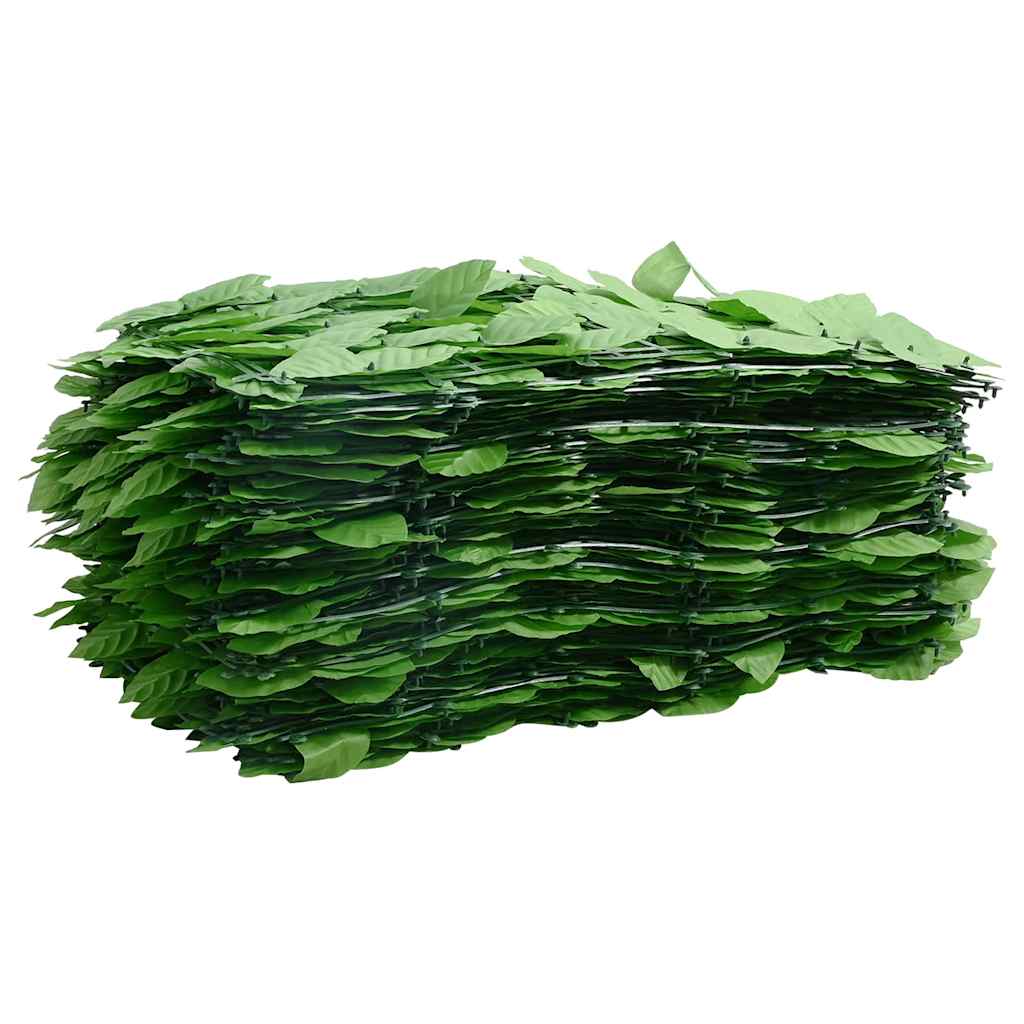 Paravento da Balcone con Foglie Verdi 600x75 cm - homemem39