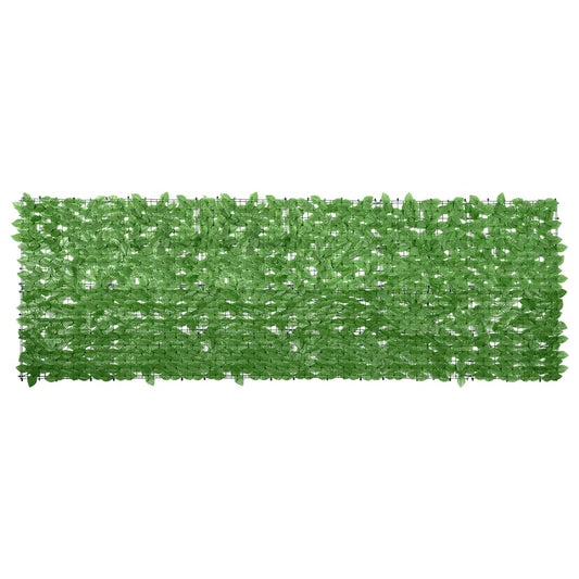 Paravento da Balcone con Foglie Verdi 300x100 cm | homemem39