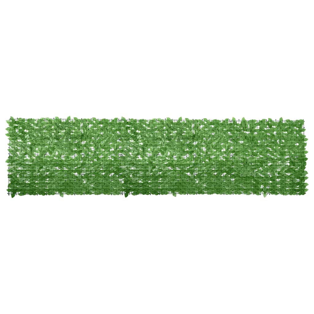 Paravento da Balcone con Foglie Verdi 400x100 cm | homemem39