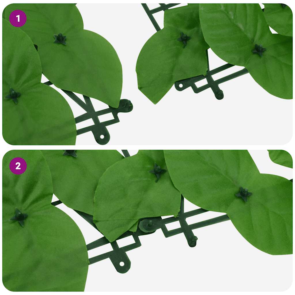 Paravento da Balcone con Foglie Verdi 600x100 cm - homemem39