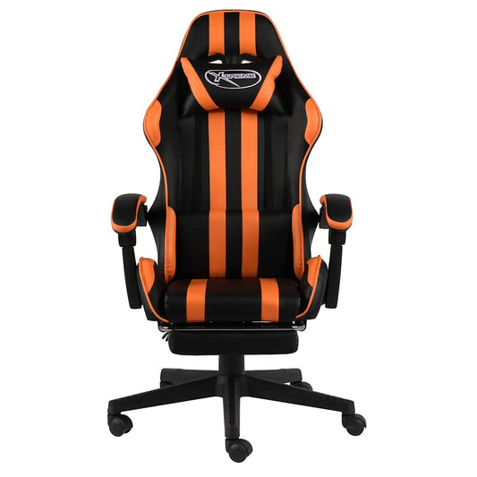 Sedia da Gaming con Poggiapiedi e in Similpelle