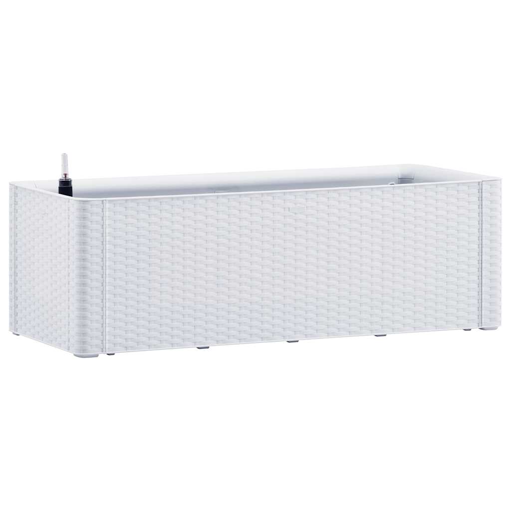 Letto Rialzato da Giardino con Sistema Irrigazione Bianco | homemem39