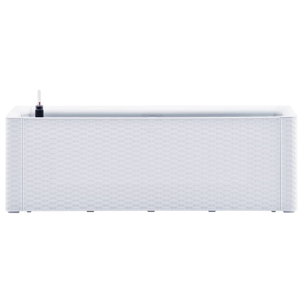 Letto Rialzato da Giardino con Sistema Irrigazione Bianco | homemem39