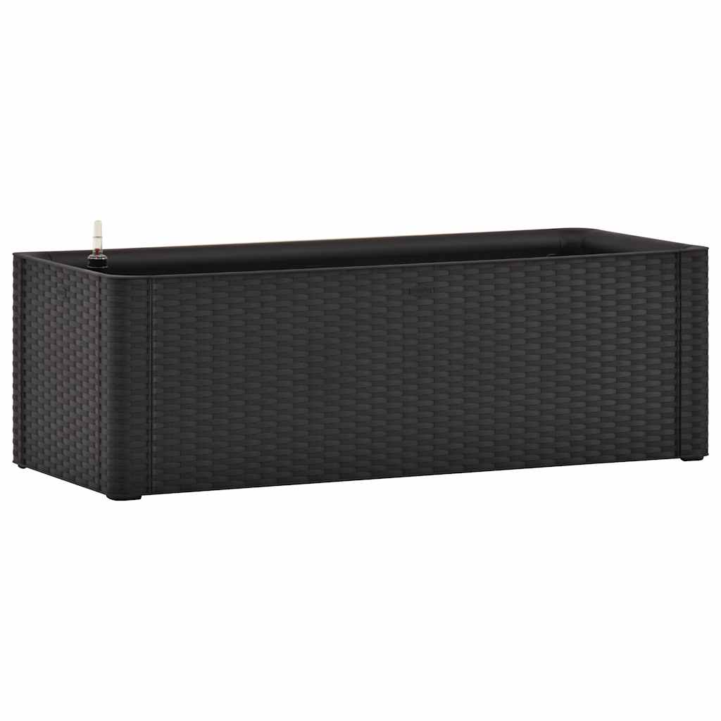 Letto Rialzato Giardino con Irrigazione Antracite 100x43x33 cm | homemem39