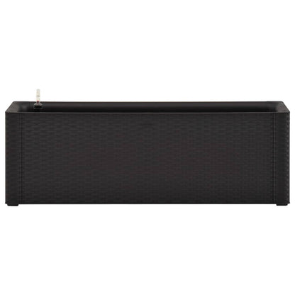 Letto Rialzato Giardino con Irrigazione Antracite 100x43x33 cm - homemem39