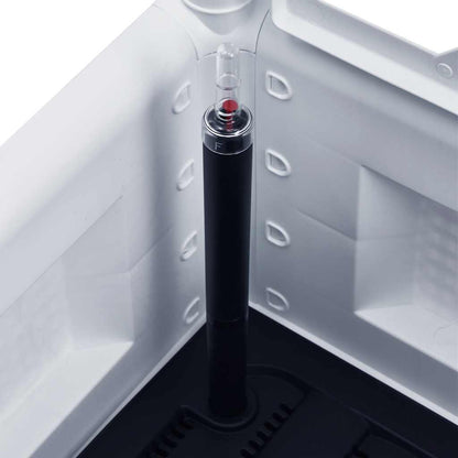 Letto Rialzato da Giardino con Graticcio e Irrigazione Bianco