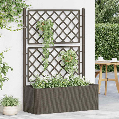 Letto Rialzato da Giardino con Graticcio e Irrigazione Moca | homemem39