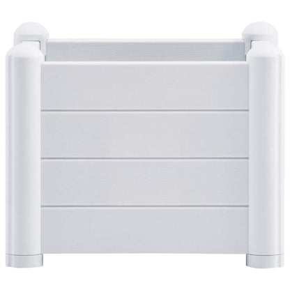Letto Rialzato da Giardino in PP Bianco 43x43x35 cm | homemem39