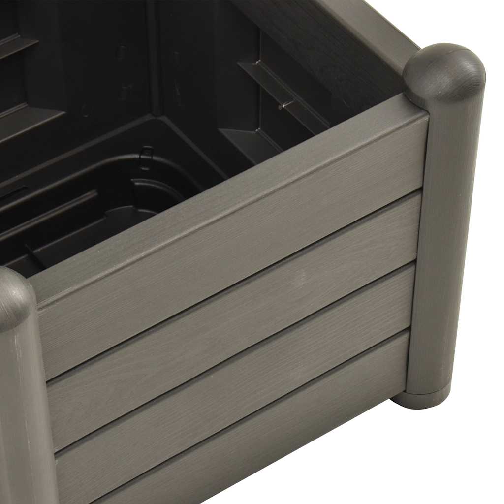 Fioriera da Giardino con Graticcio 43x43x142 cm PP Antracite | homemem39