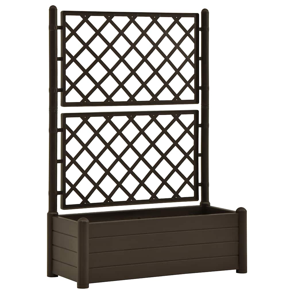 Fioriera da Giardino con Graticcio 100x43x142 cm PP Moca | homemem39