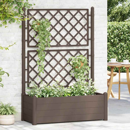 Fioriera da Giardino con Graticcio 100x43x142 cm PP Moca | homemem39