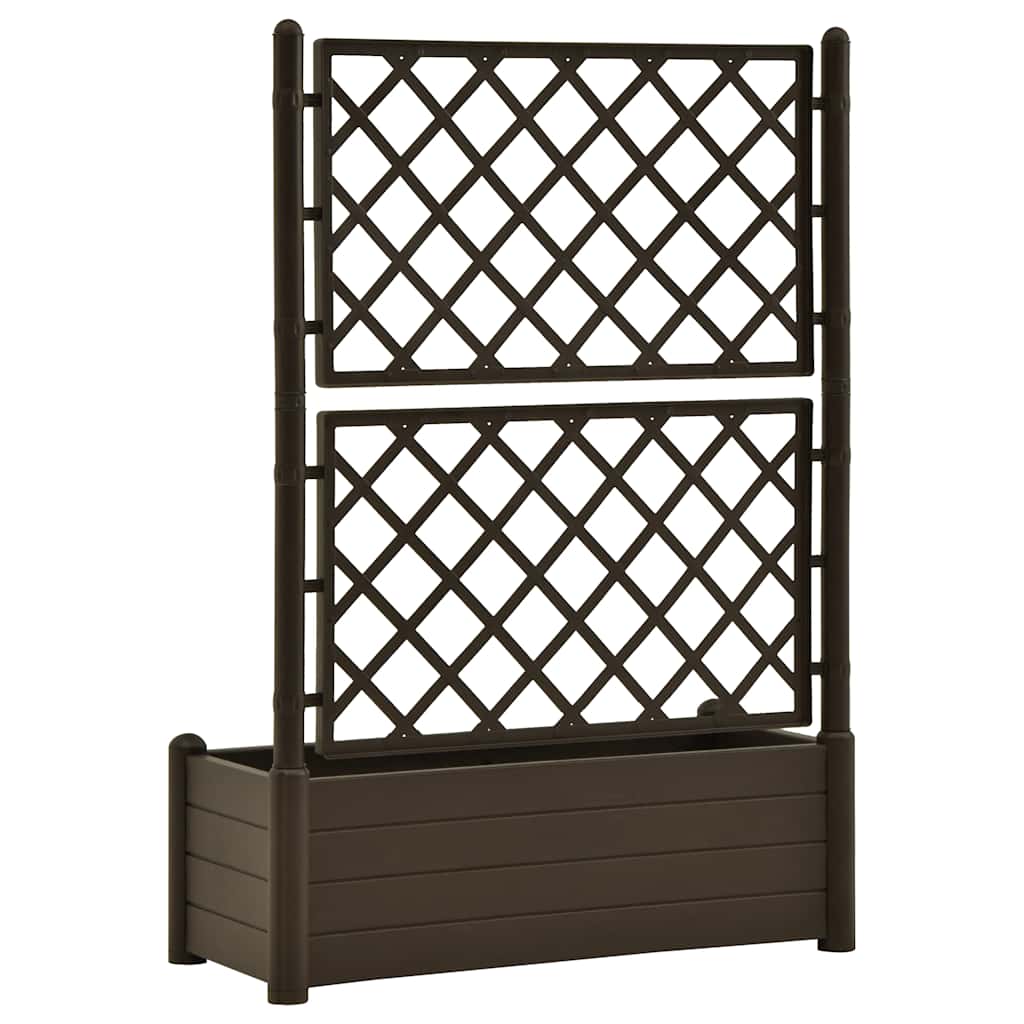 Fioriera da Giardino con Graticcio 100x43x142 cm PP Moca | homemem39