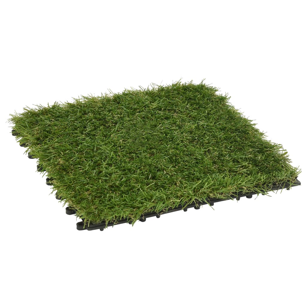 Piastrelle in Erba Sintetica 11 pz 30x30 cm Verde | homemem39