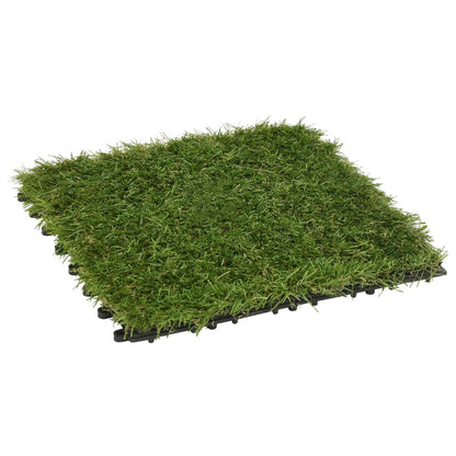 Piastrelle in Erba Sintetica 11 pz 30x30 cm Verde | homemem39