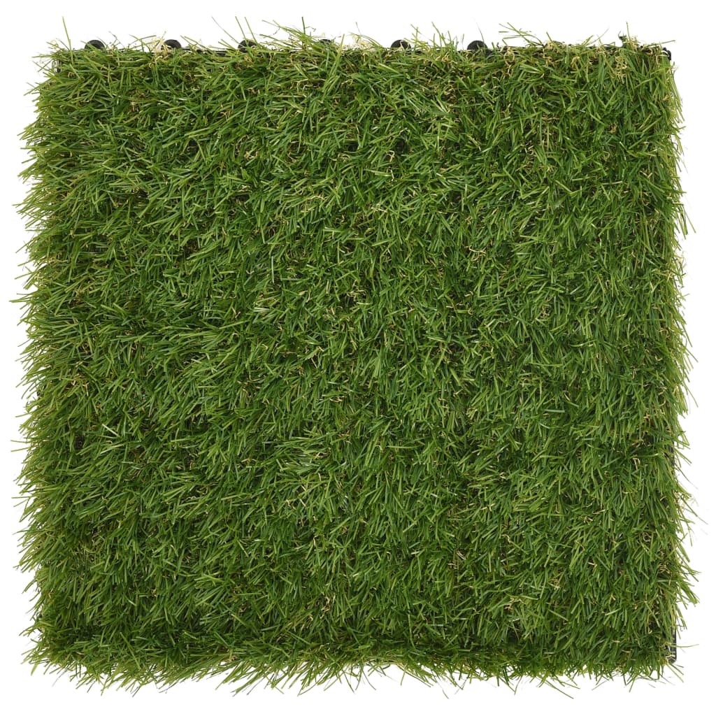 Piastrelle in Erba Sintetica 11 pz 30x30 cm Verde | homemem39