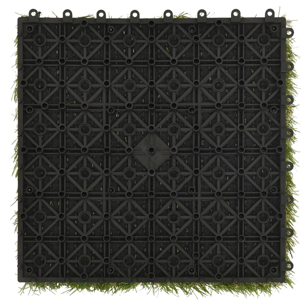 Piastrelle in Erba Sintetica 11 pz 30x30 cm Verde | homemem39