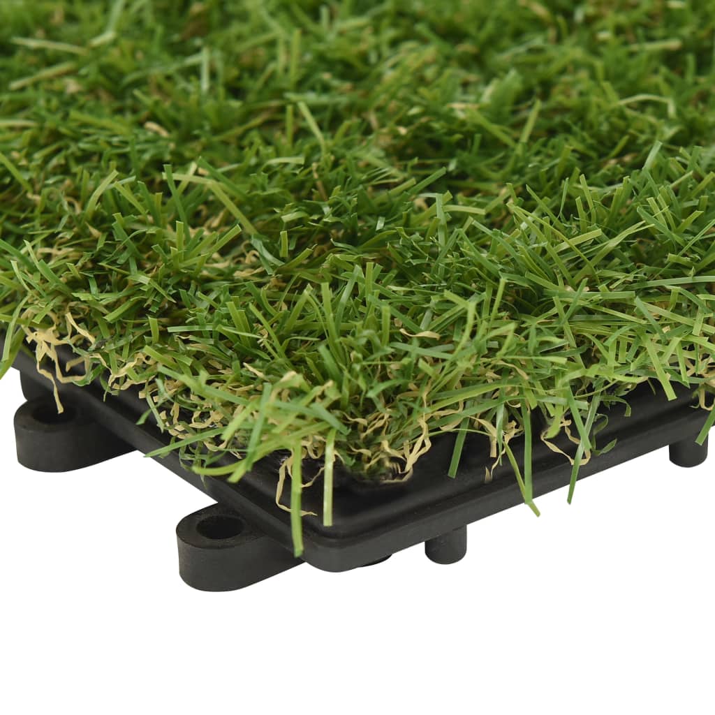 Piastrelle in Erba Sintetica 11 pz 30x30 cm Verde | homemem39