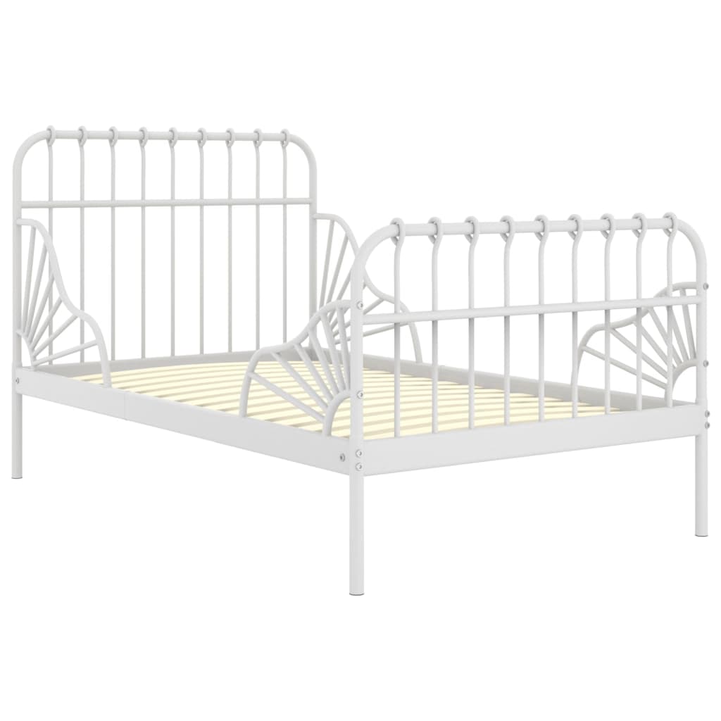 Giroletto Estendibile Bianco in Metallo 80x130/200 cm | homemem39