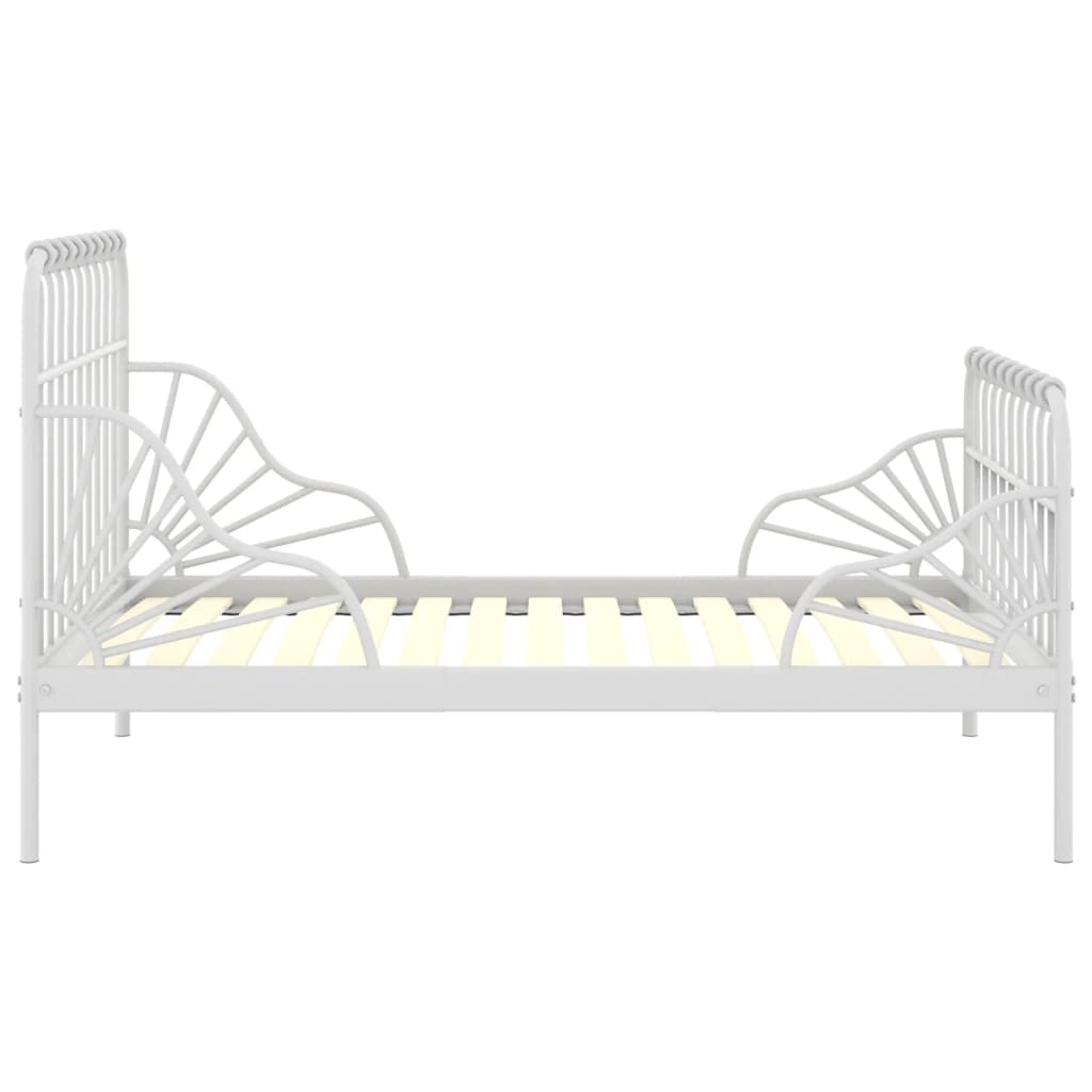 Giroletto Estendibile Bianco in Metallo 80x130/200 cm | homemem39
