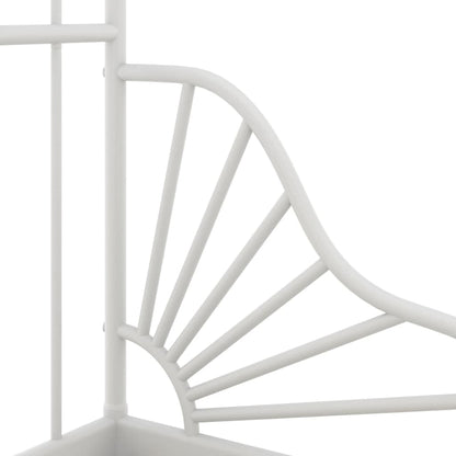 Giroletto Estendibile Bianco in Metallo 80x130/200 cm | homemem39