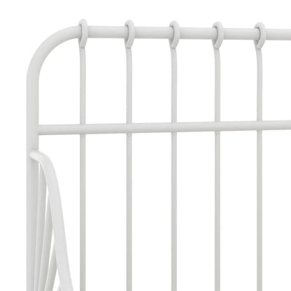 Giroletto Estendibile Bianco in Metallo 80x130/200 cm | homemem39