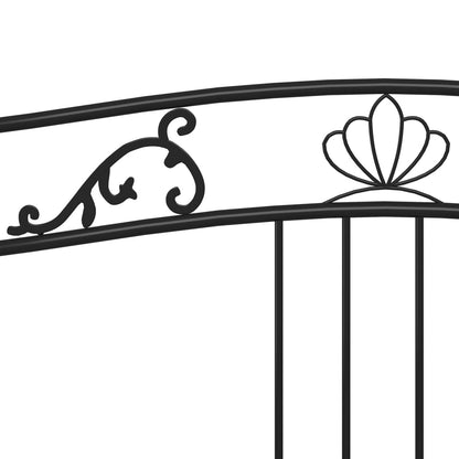 Divano Letto Telaio Nero in Metallo 90x200 cm - homemem39