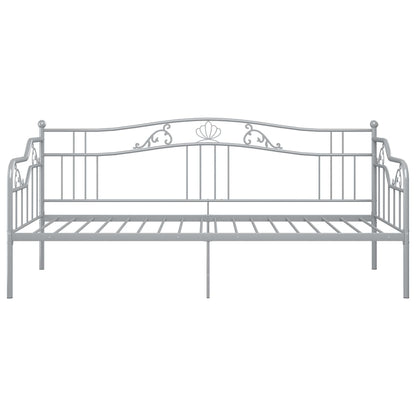 Telaio Divano Letto Grigio in Metallo 90x200 cm | homemem39