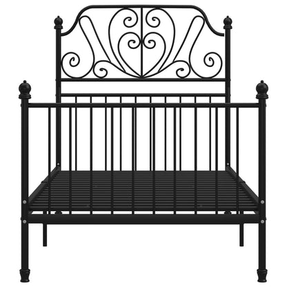 Giroletto Nero in Metallo 100x200 cm | homemem39