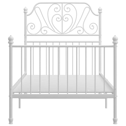 Giroletto Bianco in Metallo 100x200 cm - homemem39