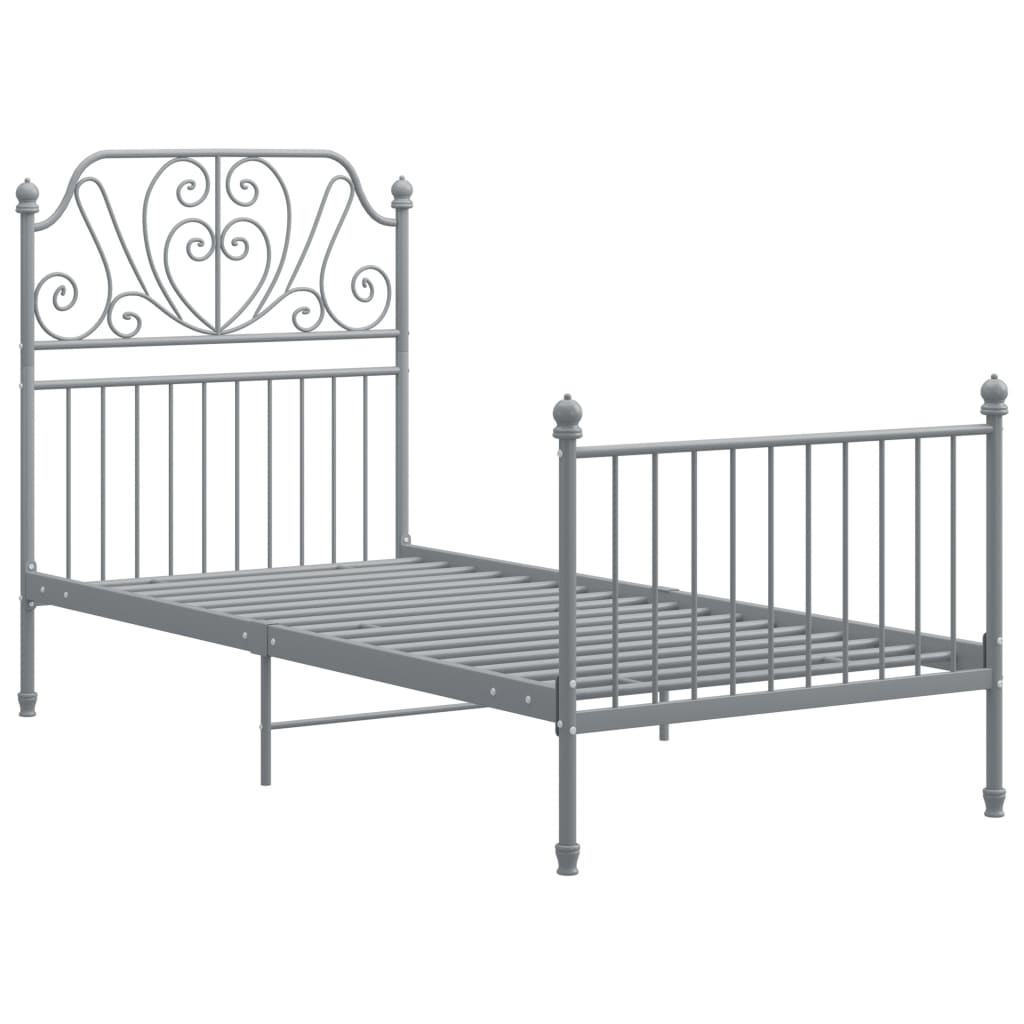 Giroletto Grigio in Metallo 100x200 cm | homemem39