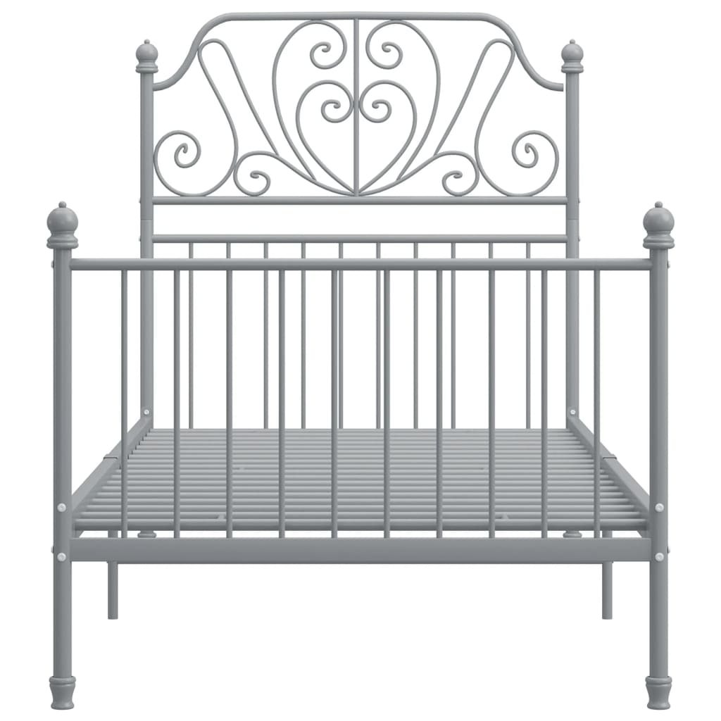 Giroletto Grigio in Metallo 100x200 cm | homemem39
