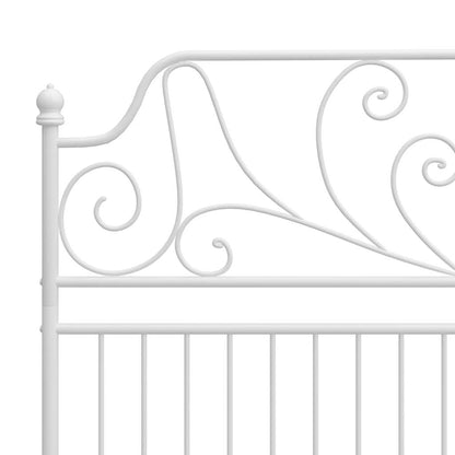 Giroletto Bianco in Metallo 160x200 cm
