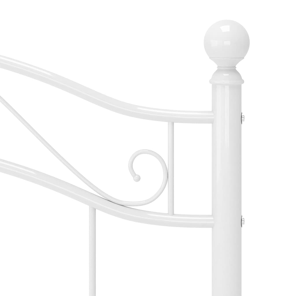 Giroletto Bianco in Metallo 90x200 cm