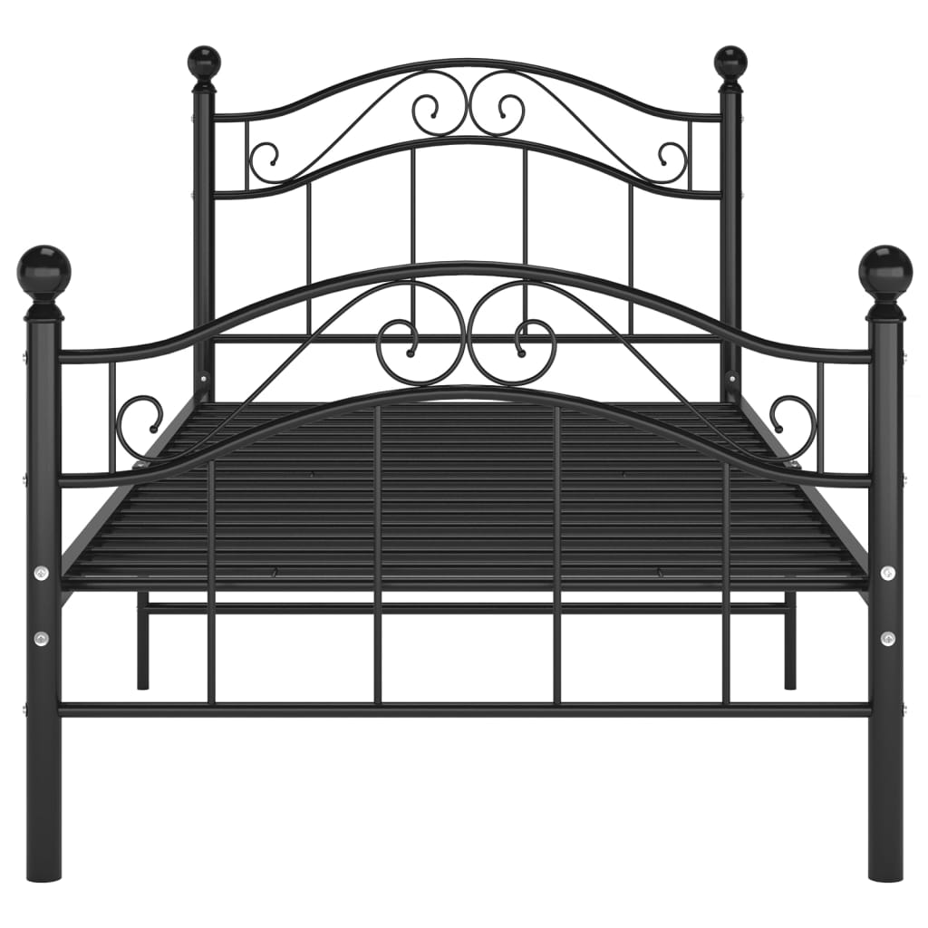 Giroletto Nero in Metallo 100x200 cm | homemem39