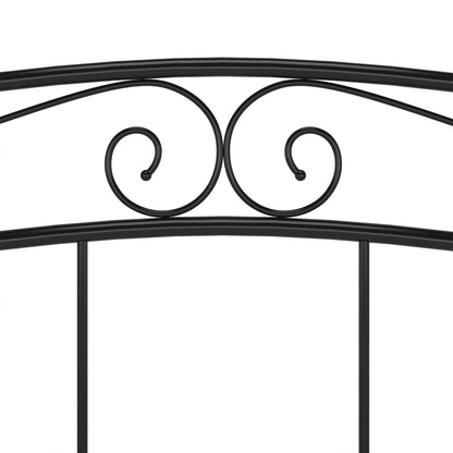 Giroletto Nero in Metallo 200x200 cm - homemem39