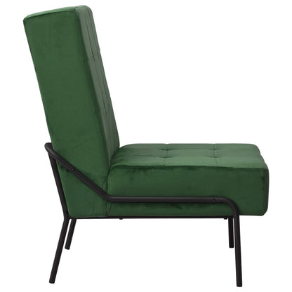Poltrona Relax 65x79x87 cm Verde Scuro in Velluto | homemem39