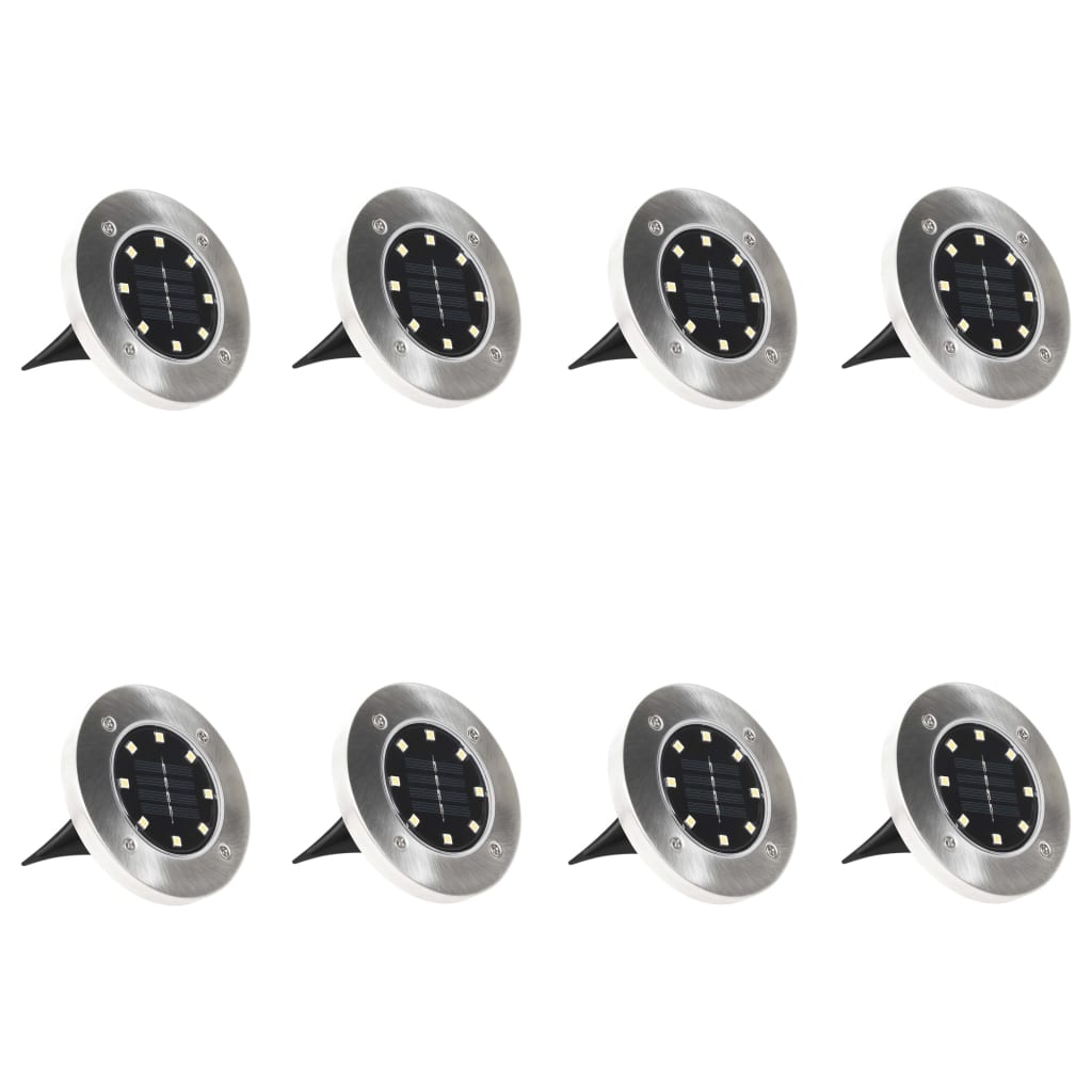 Lampade Solari da Terra 8 pz Luci a LED Colore RGB - homemem39