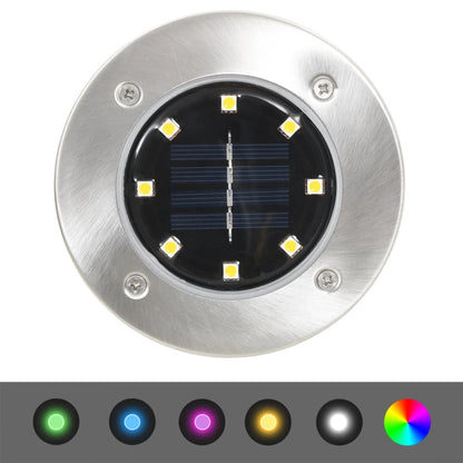 Lampade Solari da Terra 8 pz Luci a LED Colore RGB - homemem39