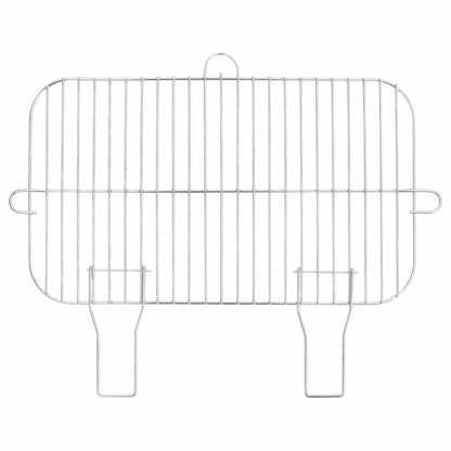 Barbecue a Carbonella con Ruote in Acciaio Nero - homemem39