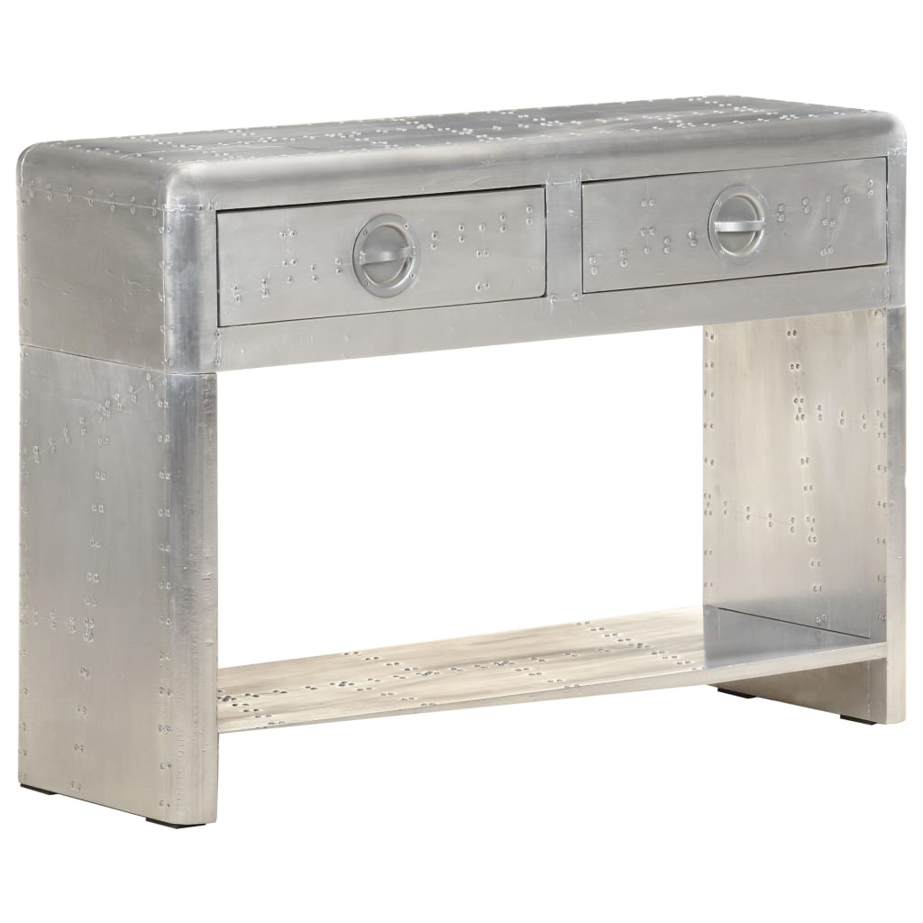 Sideboard im Aviator-Stil, 110 x 35 x 75 cm, aus Metall