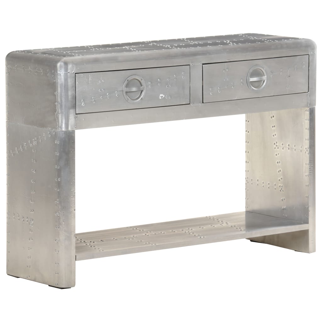 Credenza Stile Aviatore 110x35x75 cm in Metallo