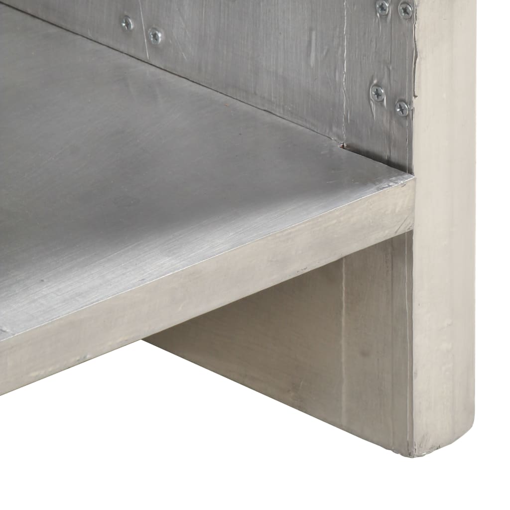 Sideboard im Aviator-Stil, 110 x 35 x 75 cm, aus Metall