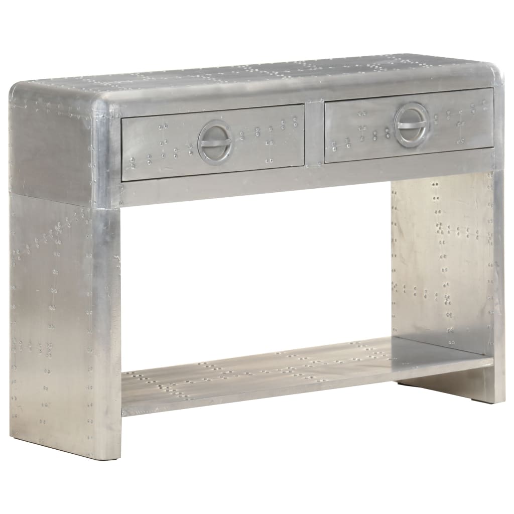 Sideboard im Aviator-Stil, 110 x 35 x 75 cm, aus Metall