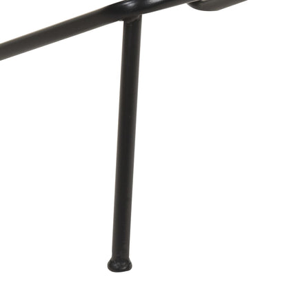 Sgabelli da Bar 4 pz Neri in Vera Pelle - homemem39