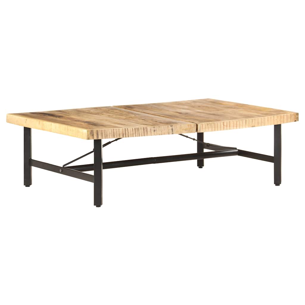 Tavolino da Salotto 142x90x42 cm in Legno Massello di Mango