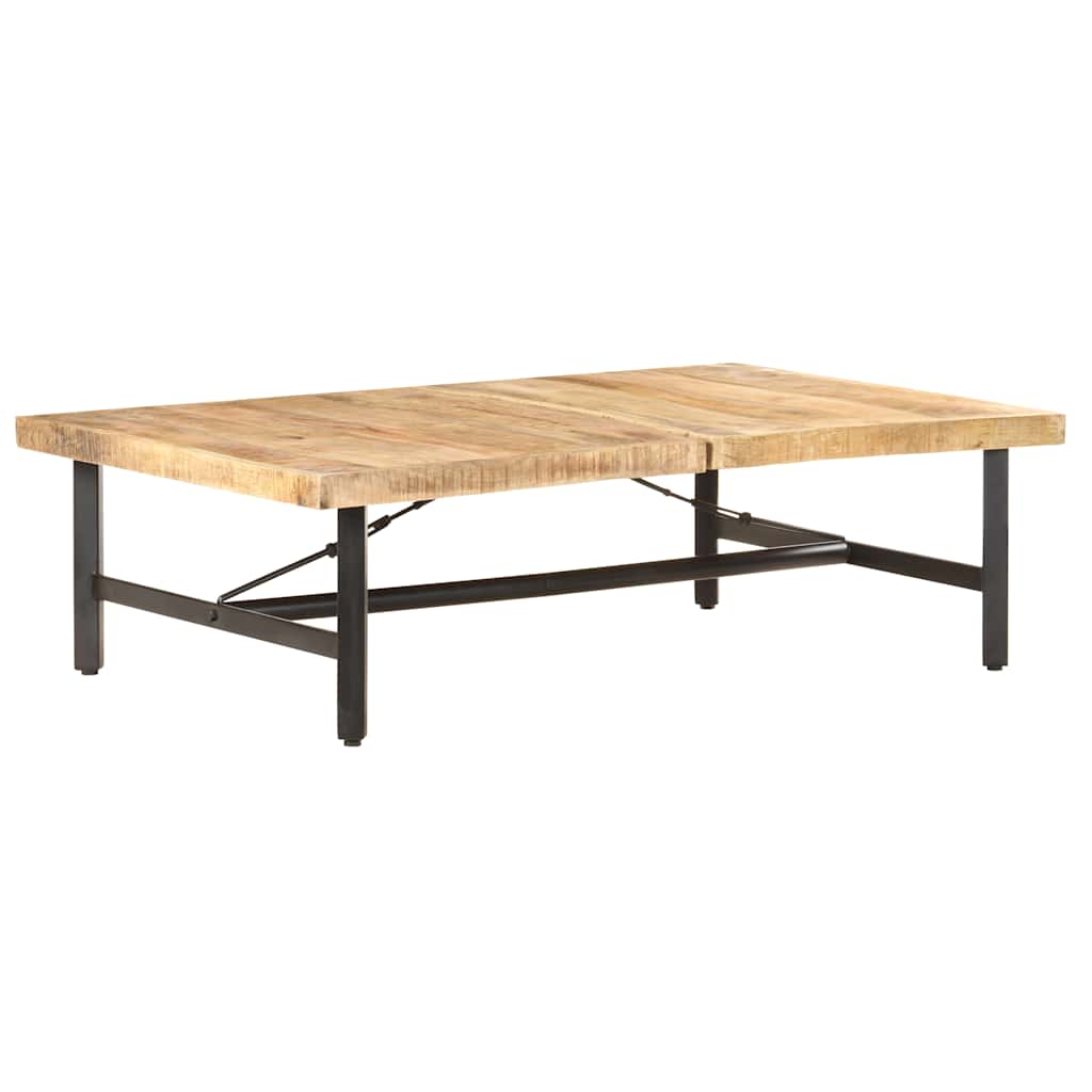 Tavolino da Salotto 142x90x42 cm in Legno Massello di Mango