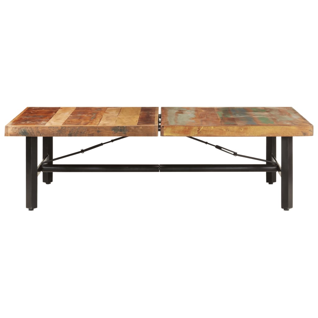 Tavolino da Salotto 142x90x42 cm in Legno Massello di Recupero | homemem39