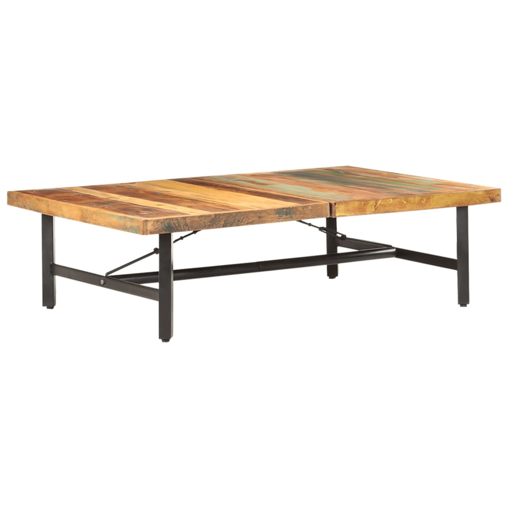 Tavolino da Salotto 142x90x42 cm in Legno Massello di Recupero | homemem39
